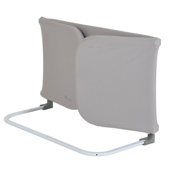 Barieră Pat Copii 18 Luni – 5 Ani Cangaroo Magic Fold Grey – 150 cm, Pliabilă, Ușor de Montat, Protecție Anticădere
