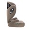 Scaun Auto Copii Race Moni Cool beige, Fără ISOFIX, 100–150 cm R129 i-Size, Booster Detasabil, Tetieră Reglabilă