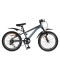 Bicicleta copii Byox Whizzy Grey 20 inch, 6-10 ani, 7 viteze Shimano, suspensie fata, frane aluminiu