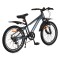 Bicicleta copii Byox Whizzy Grey 20 inch, 6-10 ani, 7 viteze Shimano, suspensie fata, frane aluminiu