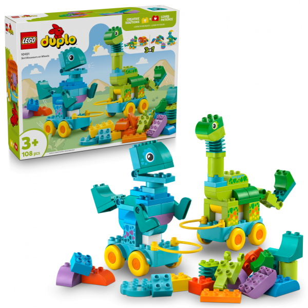DINOZAURI PE ROTI LEGO10451