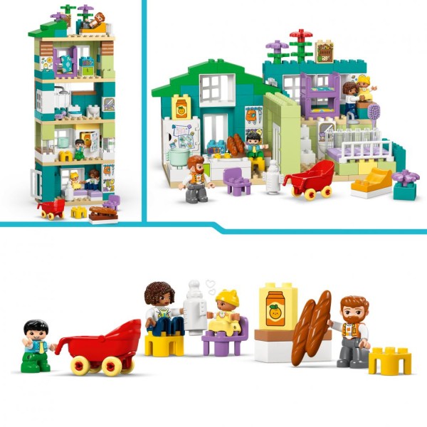 CASA MODERNA DE FAMILIE 3IN1, CU FIGURINE LEGO10470