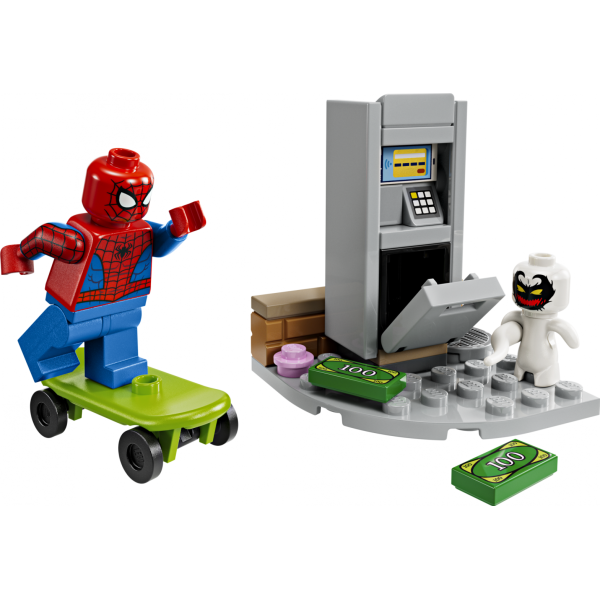 Set constructie LEGO Marvel Spider Man vs Anti Venom 30725 31 piese cu figurine actiune + 7 ani