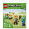 Set constructie LEGO Minecraft conflict foc tabara Alex 30732 31 piese cu figurine + 6 ani