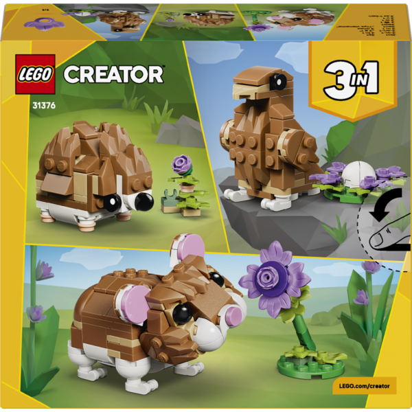 HAMSTER ADORABIL CU O FLOARE  LEGO31376