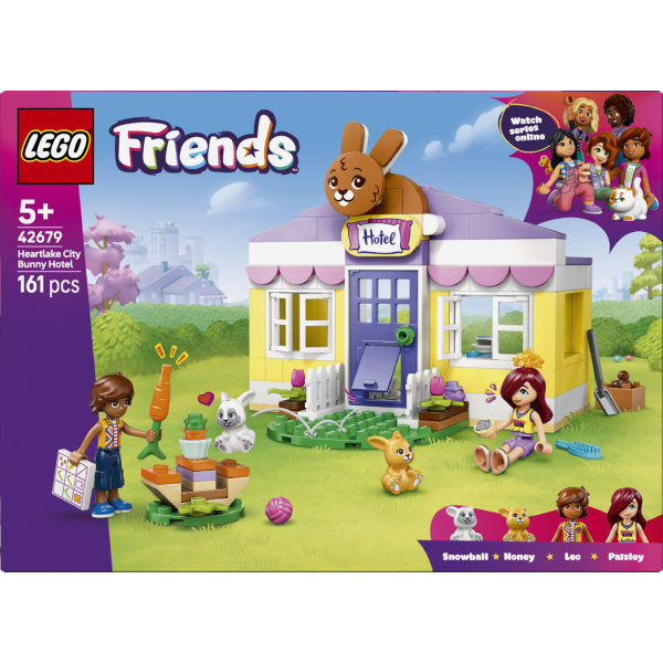 HOTEL PENTRU IEPURASI IN ORASUL HEARTLAKE LEGO42679