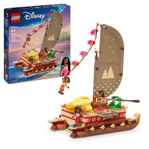 CANOEA DE AVENTURA A MOANEI, LEGO 43270