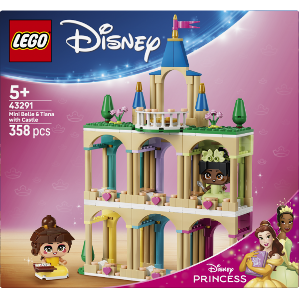 MINIPRINTESELE BELLE SI TIANA LA CASTEL LEGO43291