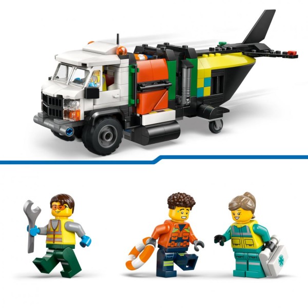 AVION,AUTOSPECIALA DE SERVICE SI AEROGLISOR IN VERSIUNI ADAPTATE LEGO60505