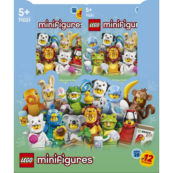 Minifigurina LEGO 71051 colectie surpriza personaje animale plic mister + 5 ani