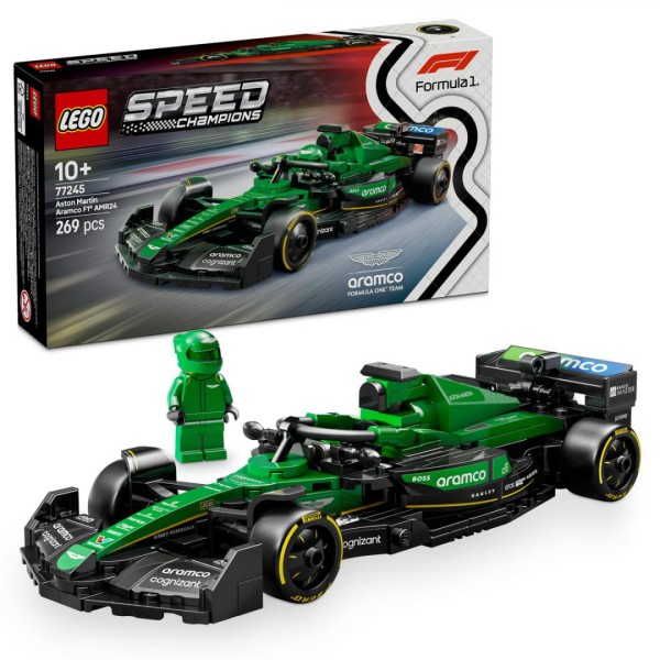 MASINA DE CURESE ASTON MARTIN ARAMCO F1 AMR24, LEGO 77245