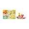 Puzzle 3D din Lemn Tooky Toy, Animale de Fermă, Figurine Colorate, 12 Luni+