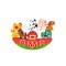 Joc Puzzle și Echilibru 2în1 din Lemn Hi Pando, Fermă cu Animale, Tractor și Hambar, 3 Ani+