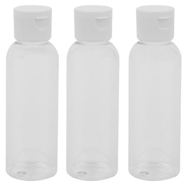 Set 3 Sticle din Plastic pentru Calatorie 100ml