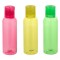 Set 3 Sticle din Plastic pentru Calatorie, Multicolor 100ml