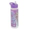 Sticla Apa Copii din Plastic cu Flip Top si Maner Inelar, Frozen Mov, 6.5x21.5cm, 650 ml