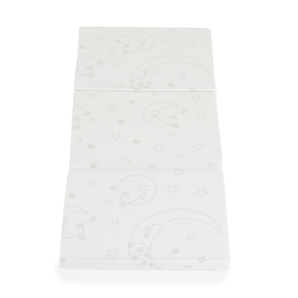 Saltea pliabilă copii HUGZZZ Snooze 120x60x6 cm, antibacteriană, antifungică, ventilată, confort sporit
